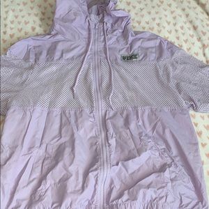 Cute lavender rain jacket from PINK💜